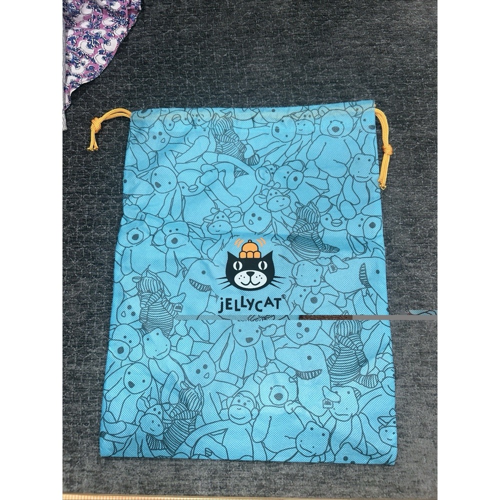 Jellycat London Blue Drawstring Dust Bag Pouch 15" X 10.5"‎ - NEW DUST BAG ONLY
